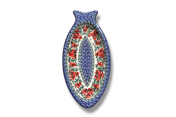 D74 Bunzlau ovale Serveerschaal 30x14,5cm 2537X Serveerschalen